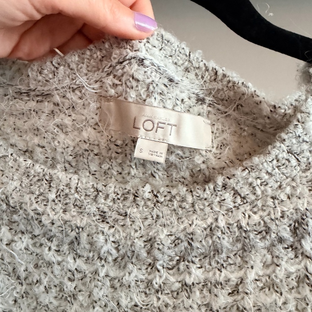 LOFT Oversized Textured Knit Sweater - Picture 6 of 7